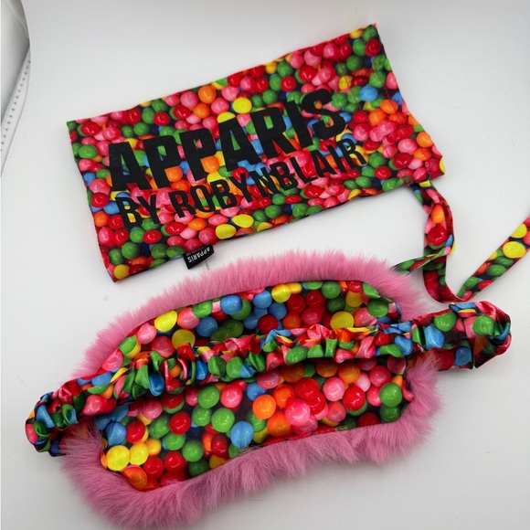 NWOT Apparis Didi Slippers and Sleep Mask Set sz 9 - Picture 7 of 7